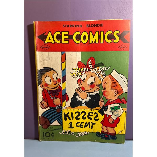 Ace Comics #43 (David McKay, 1940) Starring Blondie Golden Age Comic