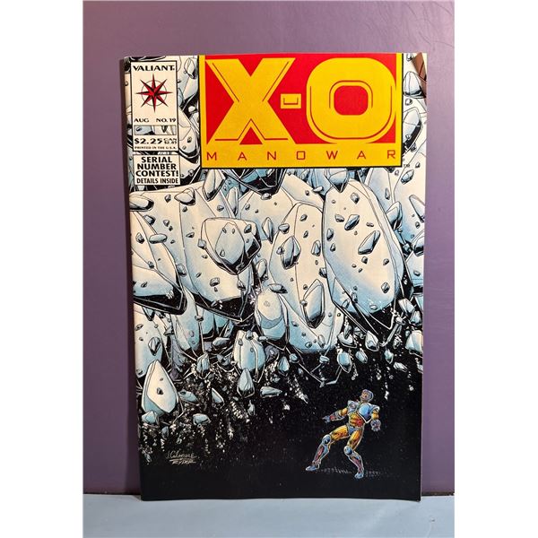 X-O Manowar #19 (Valiant, 1993) Comic Book - SNES Alien 3 / T2 Ad