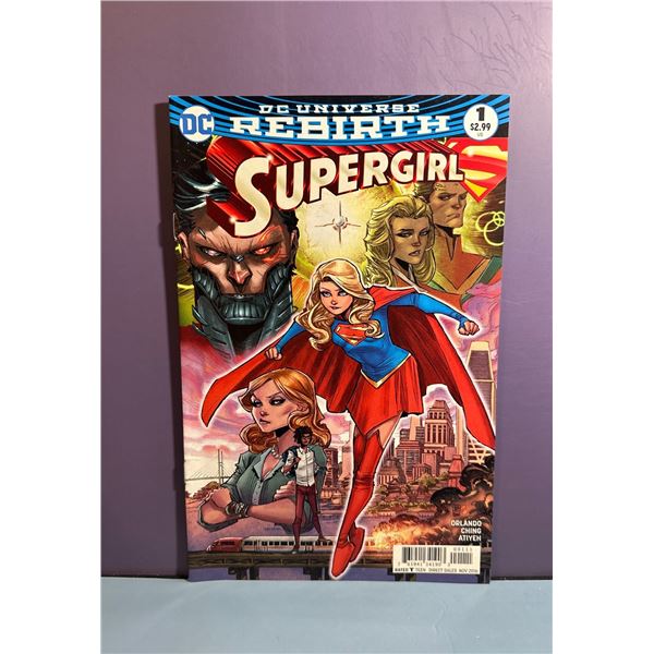 Supergirl: Rebirth #1 (2016) DC Comics - Orlando, Ching, Atiyeh