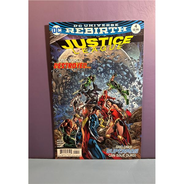 Justice League #4 (DC Comics, 2016) DC Rebirth Bryan Hitch Jesus Merino
