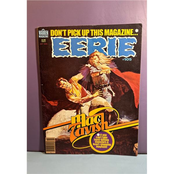 Eerie Magazine #105 (Oct 1979) Warren Publishing Horror Comic Mac Tavish