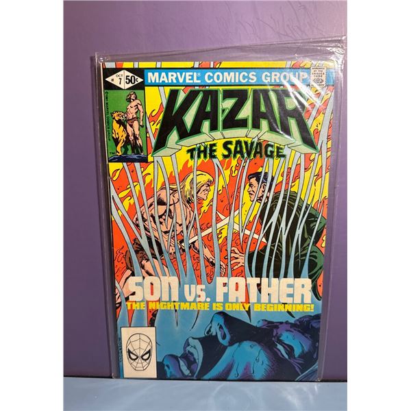 Ka-Zar the Savage #7 (Marvel Comics, 1981) Bronze Age, Son vs. Father