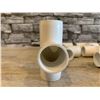 Image 4 : 1 Inch Tee PVC Fitting 10 Pack