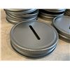 Image 2 : Piggy Bank Metal Screw Lids 12 Pack