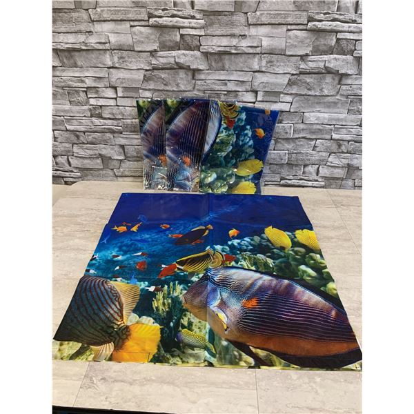 Hortsun 4 Pack Fluorescent Light Covers 4 x 2 Feet Magnetic Light Cover for Drop Ceiling