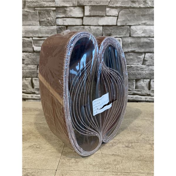 Sanding Belts 20 Pcs 3x21 Inch 40/80/120/240
