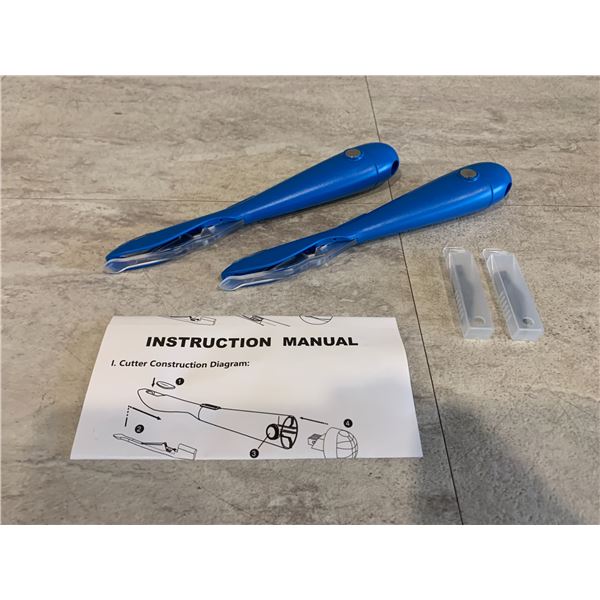 Wrapping Paper Cutter 2 Pack With Extra Blades