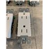 Image 2 : Leviton Decora Tamper Resistant Outlets 7 Pack