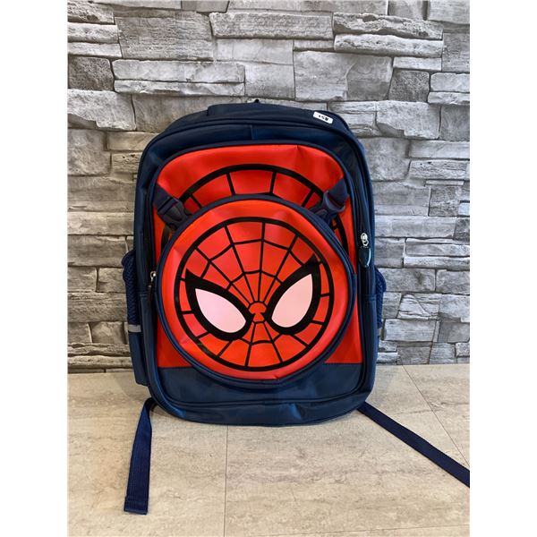 Spider Man Backpack With Lunchbox Attatchment