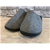 Image 3 : Merrimac Mens Furry Wool Blend Slippers Gray Size 9-10