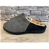 Image 4 : Merrimac Mens Furry Wool Blend Slippers Gray Size 9-10