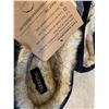 Image 7 : Merrimac Mens Furry Wool Blend Slippers Gray Size 9-10