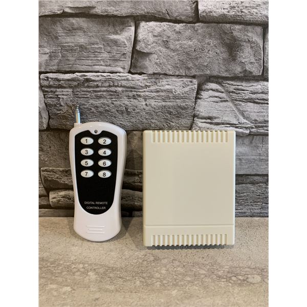 CJR-1208 Multi- Function 12V 8 way Learning Remote Control Relay Receiver Replacement