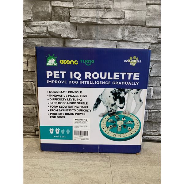 Pet IQ Roulette Dog Puzzle Toy