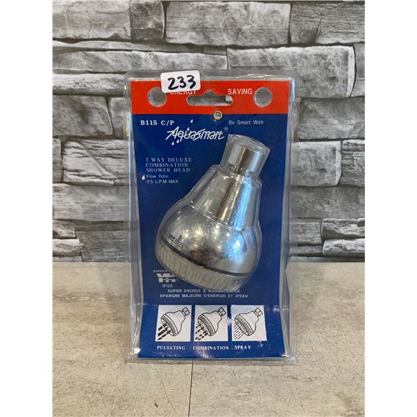 Aquasmart 3 Way Deluxe Combination Shower Head