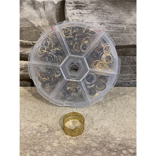 1000 Pcs Metal O Ring Connectors Metal Jump Ring Set