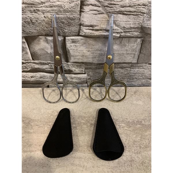 Pack of 2 Small Razor Sharp 5 Inch Scissors for Crafting