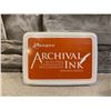 Image 1 : Ranger Archival Acid Free Permanent Ink Monarch Orange