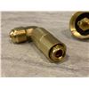 Image 9 : Propane Elbow Adapter Brass 3/8 Male Flare RV Propane Refill