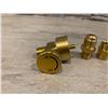 Image 4 : Propane Elbow Adapter Brass 3/8 Male Flare RV Propane Refill And Quick Connect