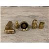 Image 1 : Propane Elbow Adapter Brass 3/8 Male Flare RV Propane Refill And Quick Connect