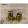 Image 7 : Propane Elbow Adapter Brass 3/8 Male Flare RV Propane Refill And Quick Connect