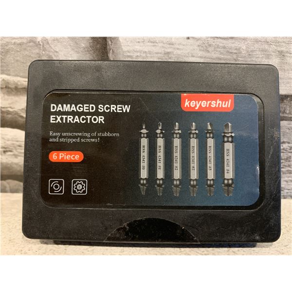 Damaged Screw Extractor Set of 6