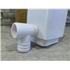 Image 6 : Rain Barrel Diverter Kit Rain Water Collector System Downspout White