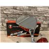 Image 3 : Motor Bike Rearview Mirror Skull Hands Red