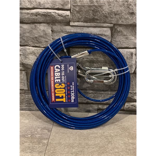 Dog Tie Out Cable 30 Foot