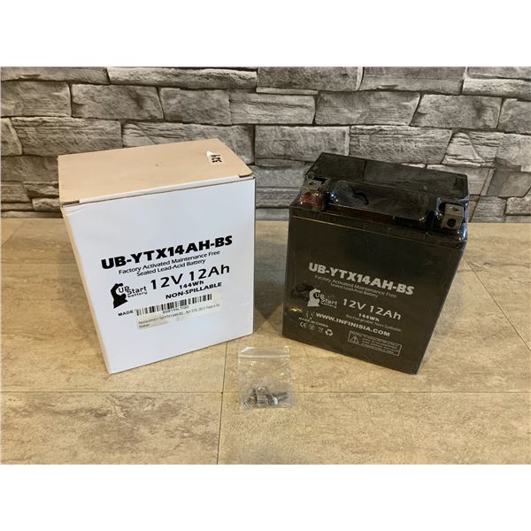 Up Start Factory Activated Sealed Led Acid Battery 12V 12Ah 144Wh Non Spillable