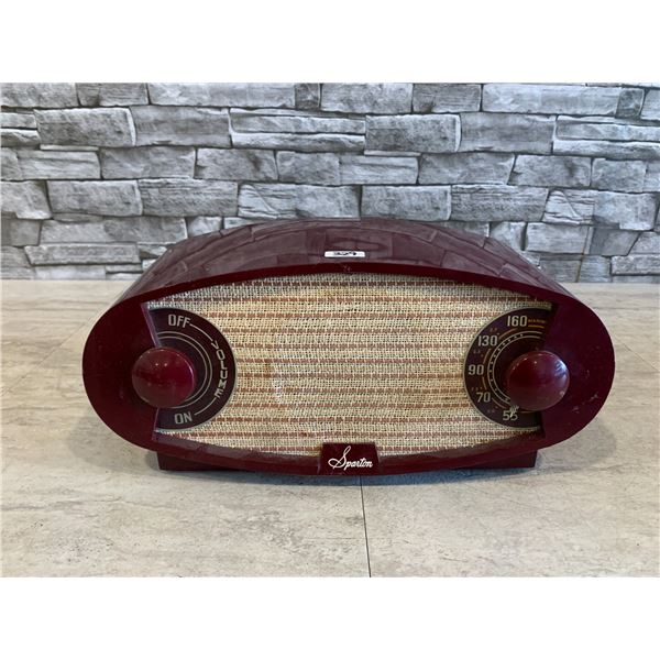 Sparton Football Tube Radio 1934 / 1950 Era