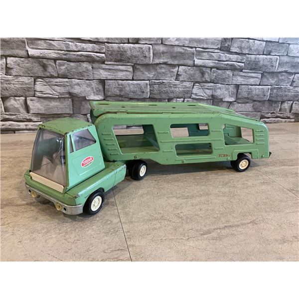 Tonka Car Carrier Toy Truck From The 60s Era Sea Foam Green