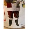 Image 4 : Santa Outfit With Gloves Wig Beard Golden Gift Bag Hat Glasses Belt Boot Tops