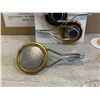 Image 3 : Lot of 2 Magnetic Hooks Silver And Gold 4 Per Pack