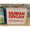 Image 4 : Lot of 3 Lunch Boxes Smurfs The Prairie Man And Human Organ for Transplant