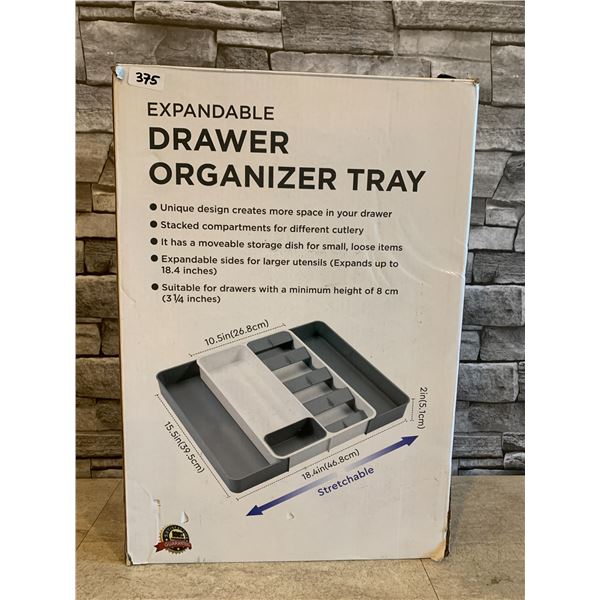 Expandable Drawer Organizer Tray