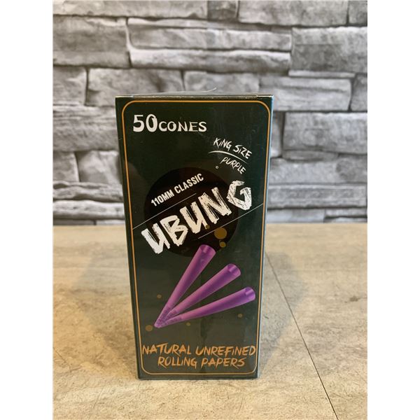 Ubung 110mm Classic King Size Rolling Papers Purple 50 Cones