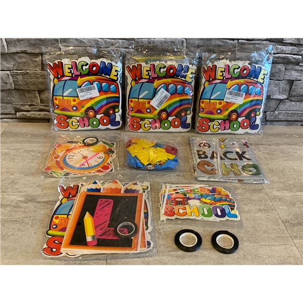 Lot of 4 Back to School Classroom Decorations