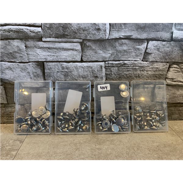 Lot of 4 Jean Button Pins 16 Per Pack