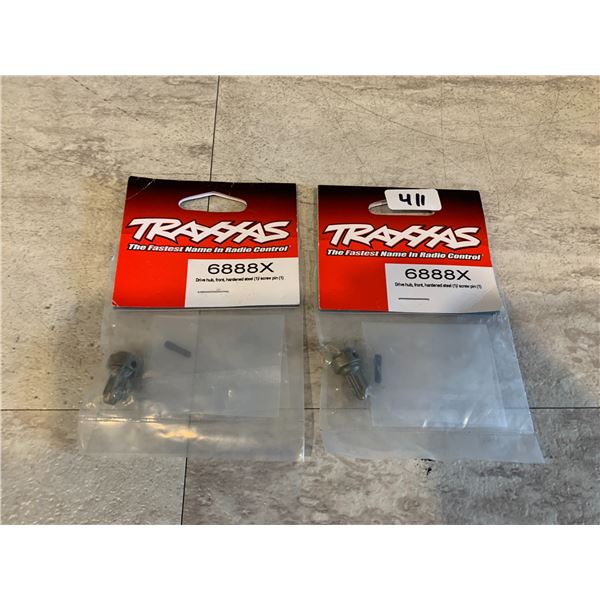 2 Packs of Traxxas 6888X Front Hardened Steel Drive Hub