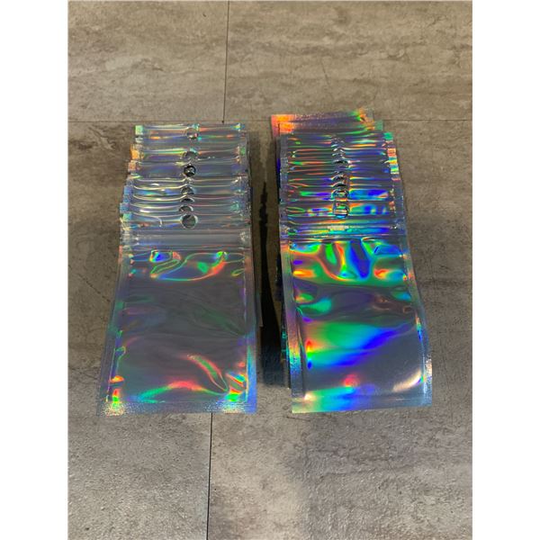 MIYKA 100 Pieces Resealable Zip Lock Bags - Smell Proof