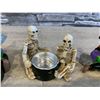 Image 2 : Skeleton & Witch Candle Holder Decorations
