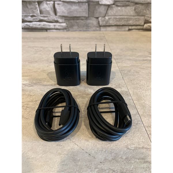 Lot of 2 25w Fast USB-C Chargers