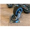 Image 4 : Lot of 8 - 2 inch Wheel - Swivel Casters - Rubber Wheels