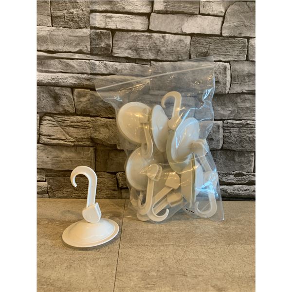 Suction Cup Hooks - Pack of 12 - Locking