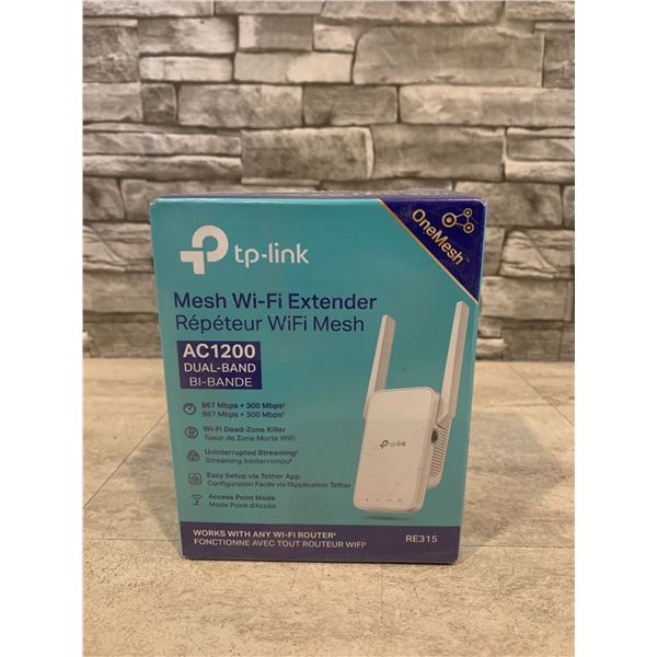 TP-Link RE315 AC1200 Mesh Wi-Fi Range Extender