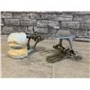 Image 1 : Lot of 2 Dental Articulators - One with Plaster Cast Mounted in It