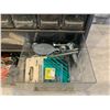 Image 14 : Small Parts Organizer - Hardware Storage Cabinet - Full of Odds & Ends