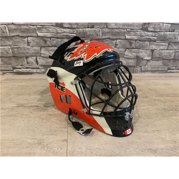 Black Ice Goalie Mask - Canada